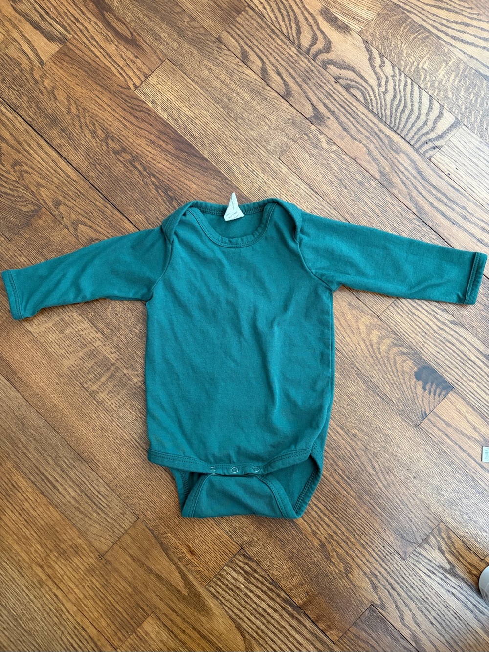 Kate Quinn Baby Dark Green Long Sleeve 3-6 Month Cotton One Piece